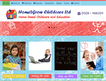 Tablet Screenshot of home2grow.co.nz